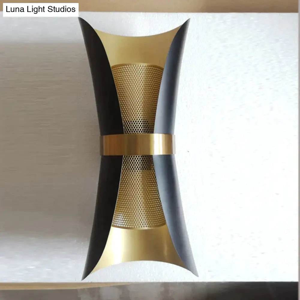 DecorBites™ Modern Simple Wall Lamp Lights Scone for Bedroom Bathroom Black Gold