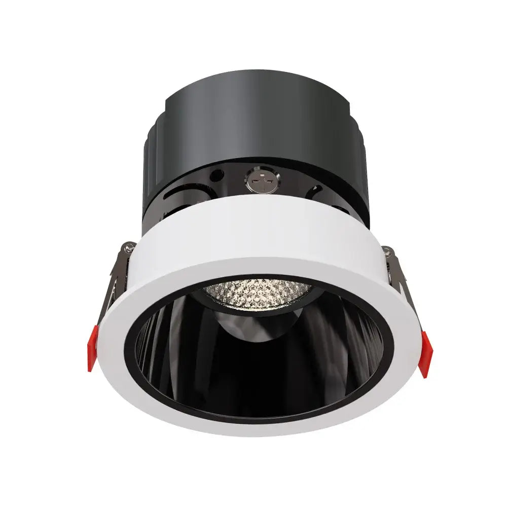 Modern white & black recessed downlight spotlights living room led