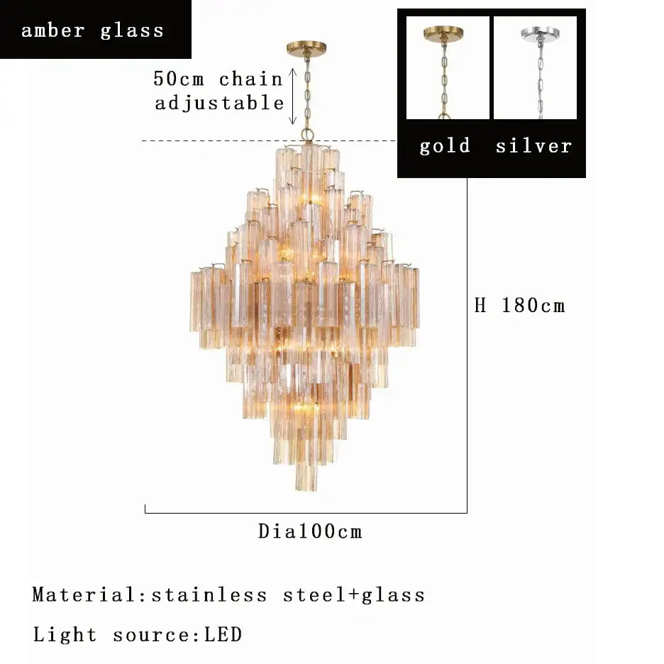 Modern white glass pendant lights dining room cascading chandelier