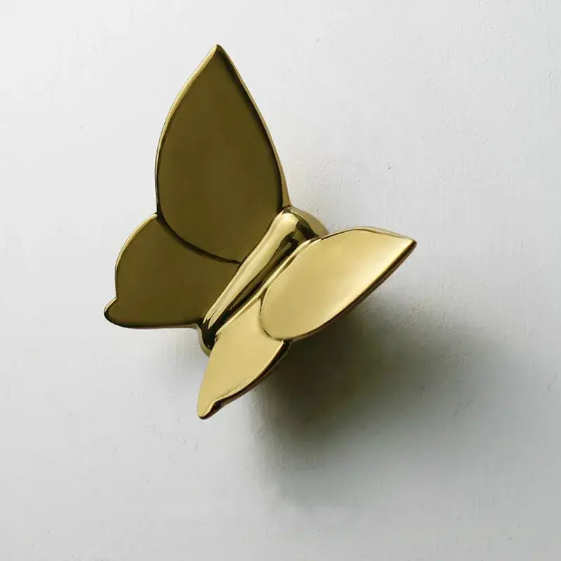 Modern white paper butterfly wall mount kids room 3d art