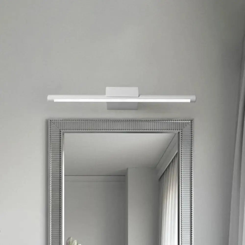 Modern white pole vanity lighting warm white led bathroom wall light