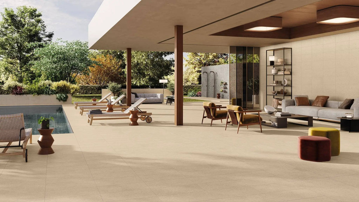 Frontier20 Dune Limestone Look Porcelain Pavers 12x24