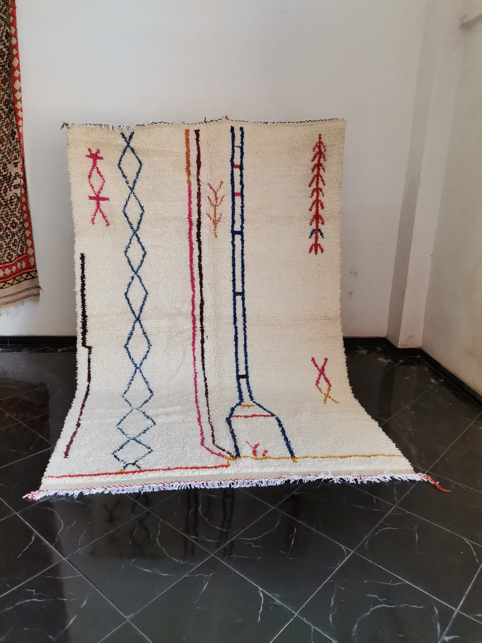 DecorBites™ Moroccan Handmade Azilal rug handmade