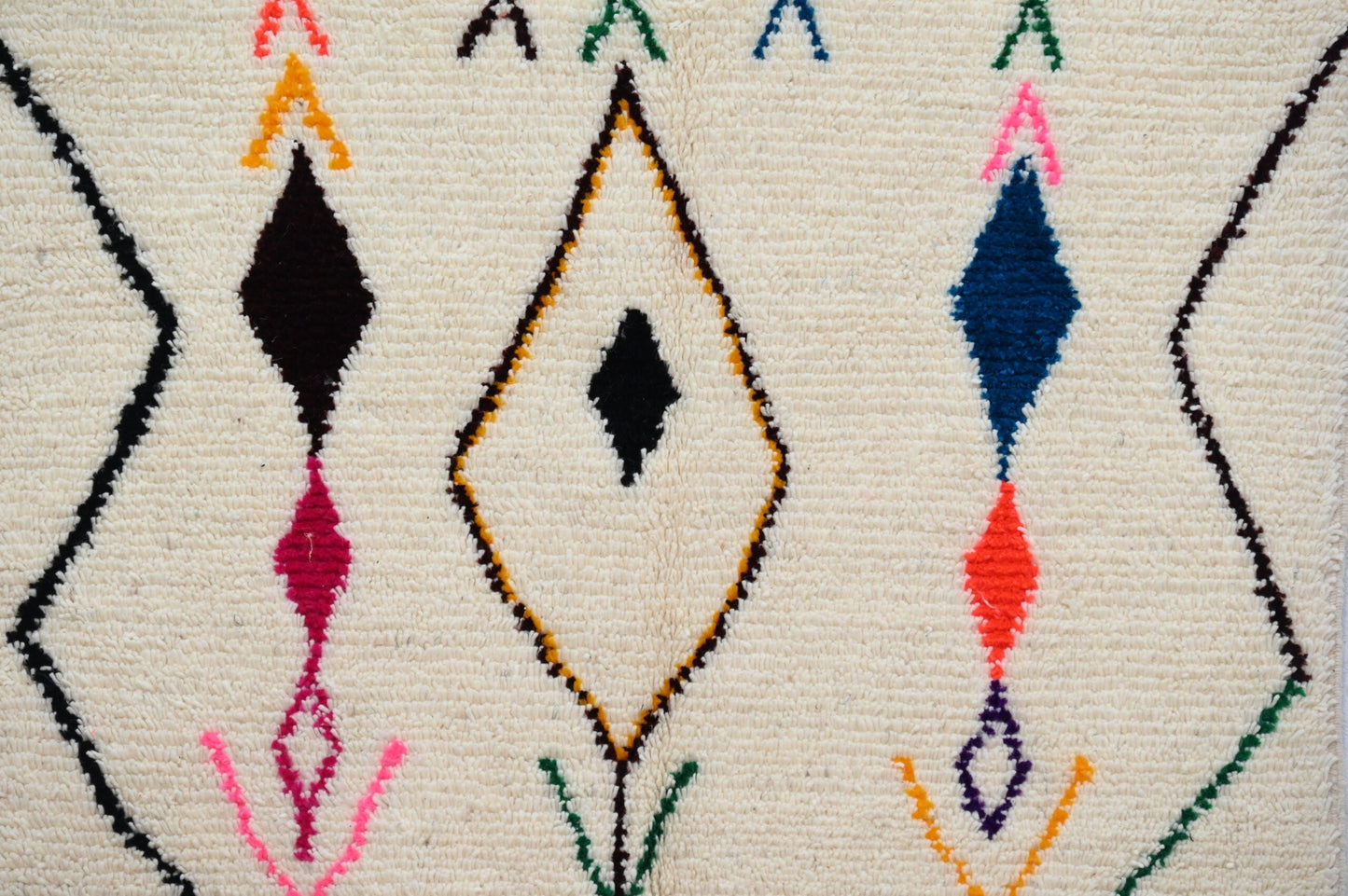 DecorBites™ Moroccan Handmade Traditional Azilal Rug 252 X 145 Cm