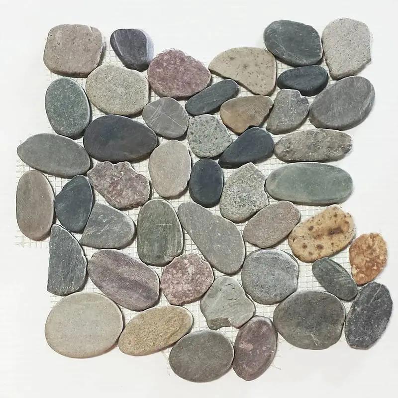 Mountain Grey Natural Pebble Mosaics 12x12