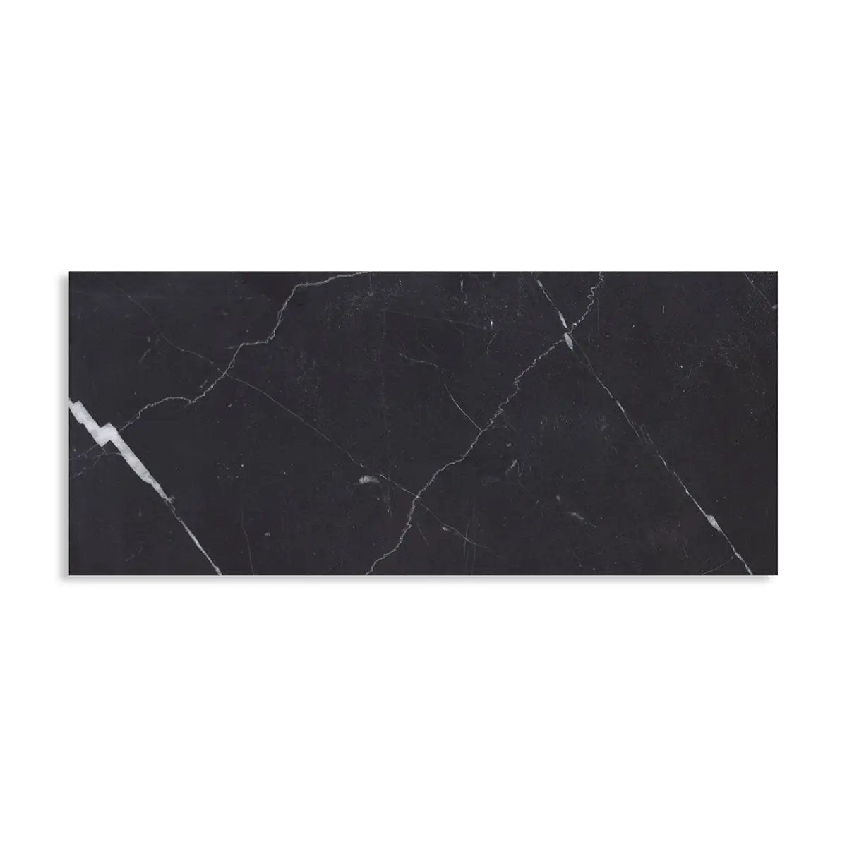 Nero Marquina Premium Honed Marble Tiles 6x12