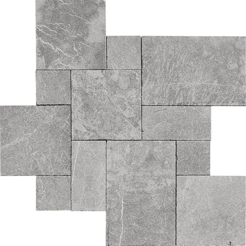 Noir Elegance Textura Marble Pavers Versailles Pattern
