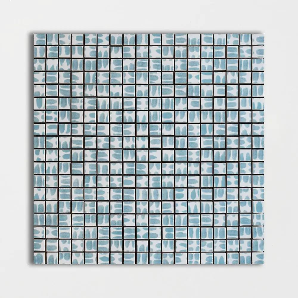 Powder Glossy Grande Colore Look Ceramic Mosaics 11 1/2x11 1/2