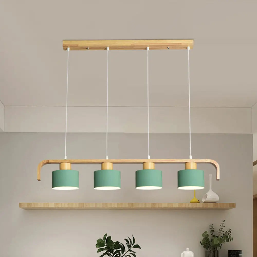 DecorBites™ Nordic 3/4 Head Metal Island Chandelier for Dining Room & Kitchen