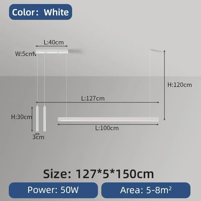 DecorBites™ Nordic LED Chandelier for Home Lighting