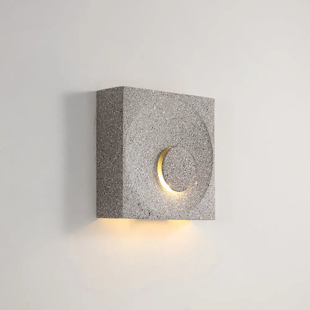 DecorBites™ Nordic Square LED Wall Sconce Light - Modern Cement Bedroom Lighting