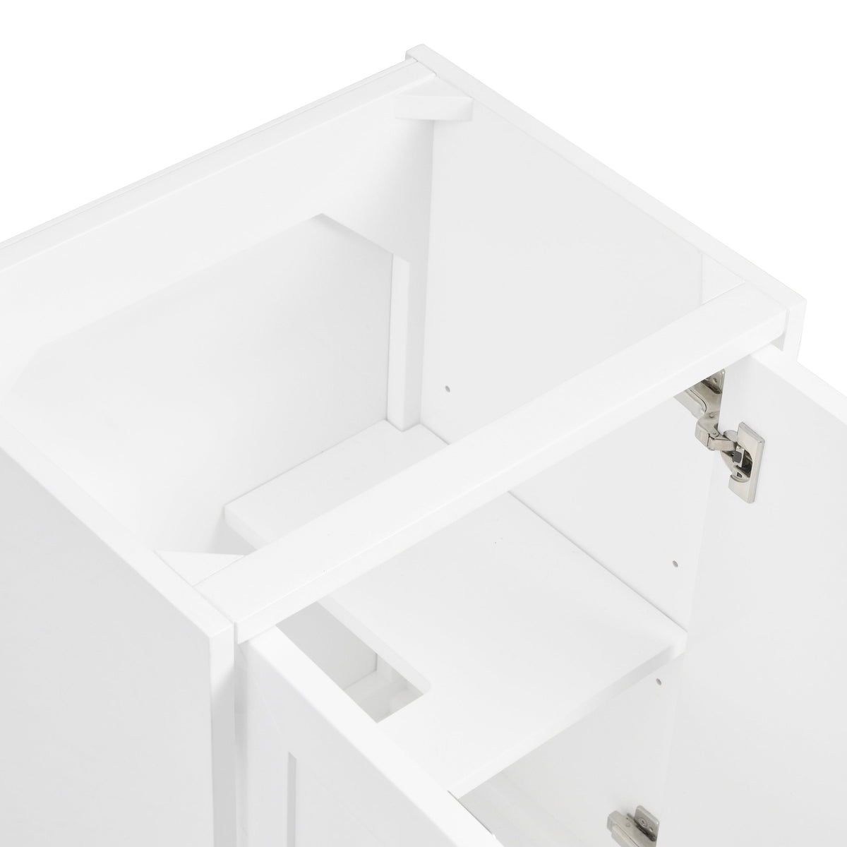 James Martin Chianti 20" Floating Single Bathroom Vanity, Glossy White