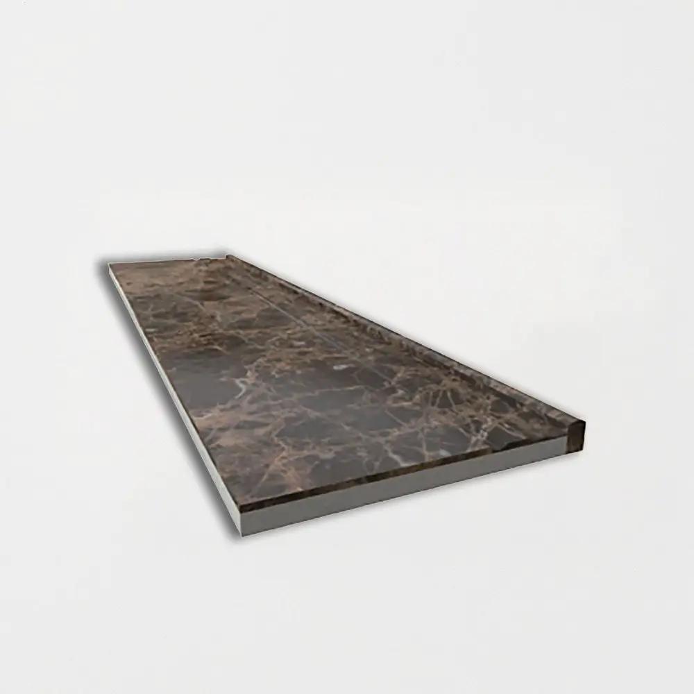 Oscuro Dark Polished Marble Baseboards 6x24