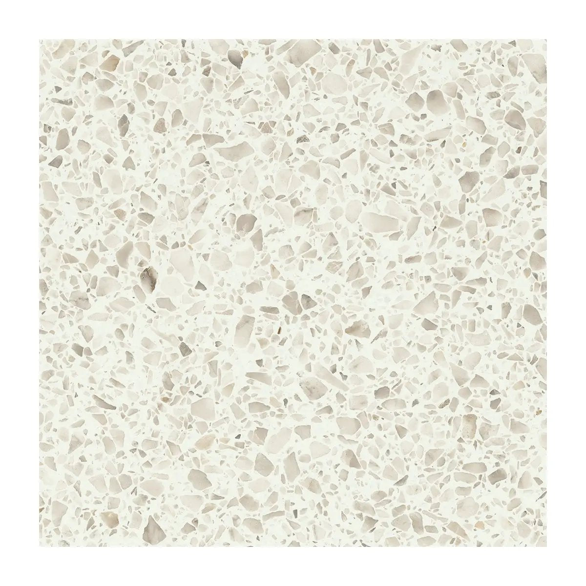 Oyster Beige Matte Terrazzo Look Porcelain Tiles 24x24