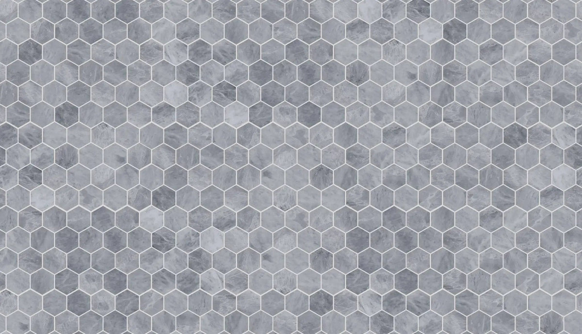 Charme Evo Pearl Grey Mosaic D Marble Look Porcelain Mosaics 12x10