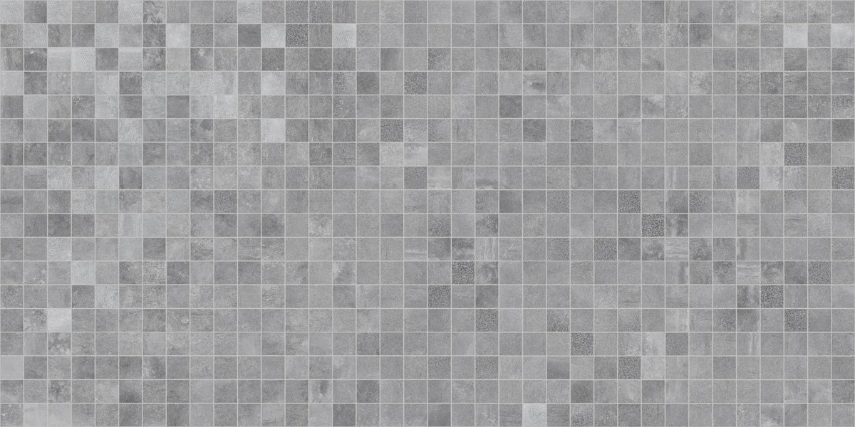 Attitude Simply Grey Mosaic A Concrete Look Porcelain Mosaics 12x12
