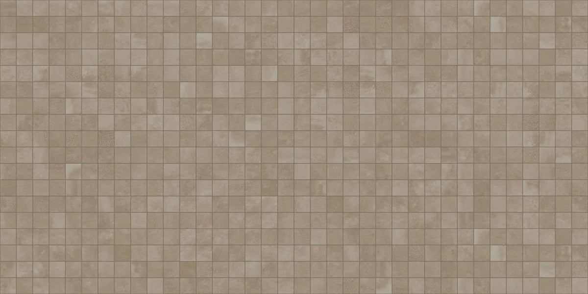 Attitude Warm Sand Mosaic A Concrete Look Porcelain Mosaics 12x12