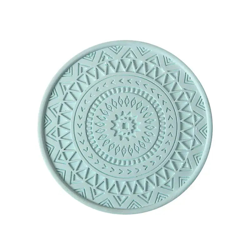 Pastel mandala diatomite round coasters dining room drink mats