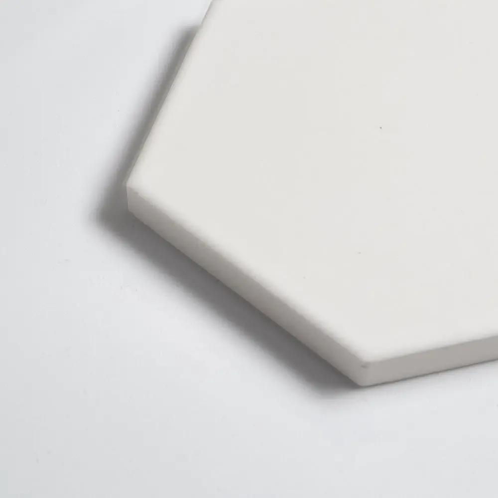 Pearl Glossy Hexagon Ceramic Tiles 5