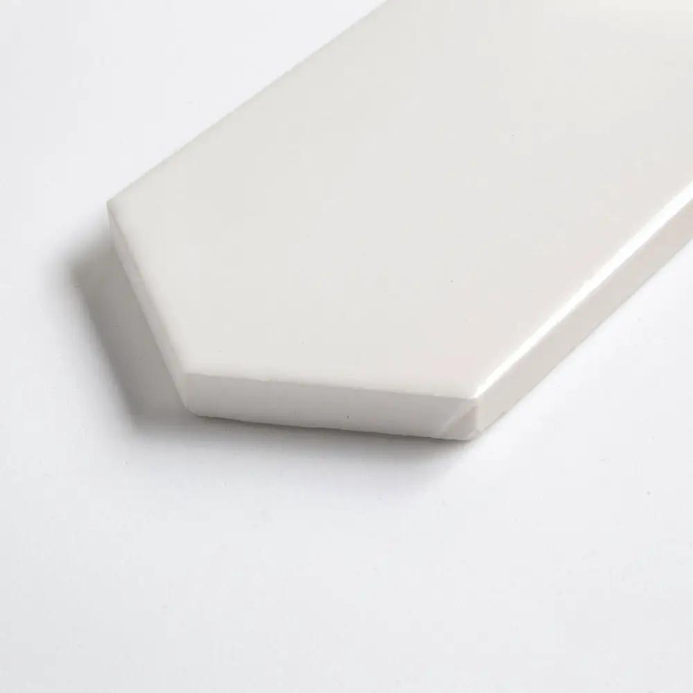 Pearl Glossy Picket Ceramic Tiles 3x6
