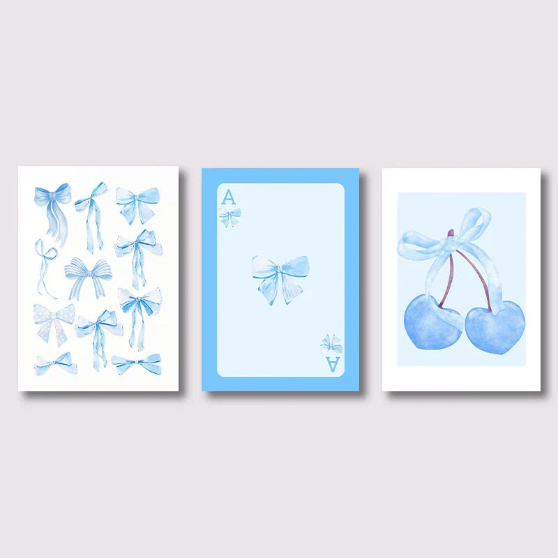 DecorBites™ Pink Bows Wall Art Set - 3 Pieces