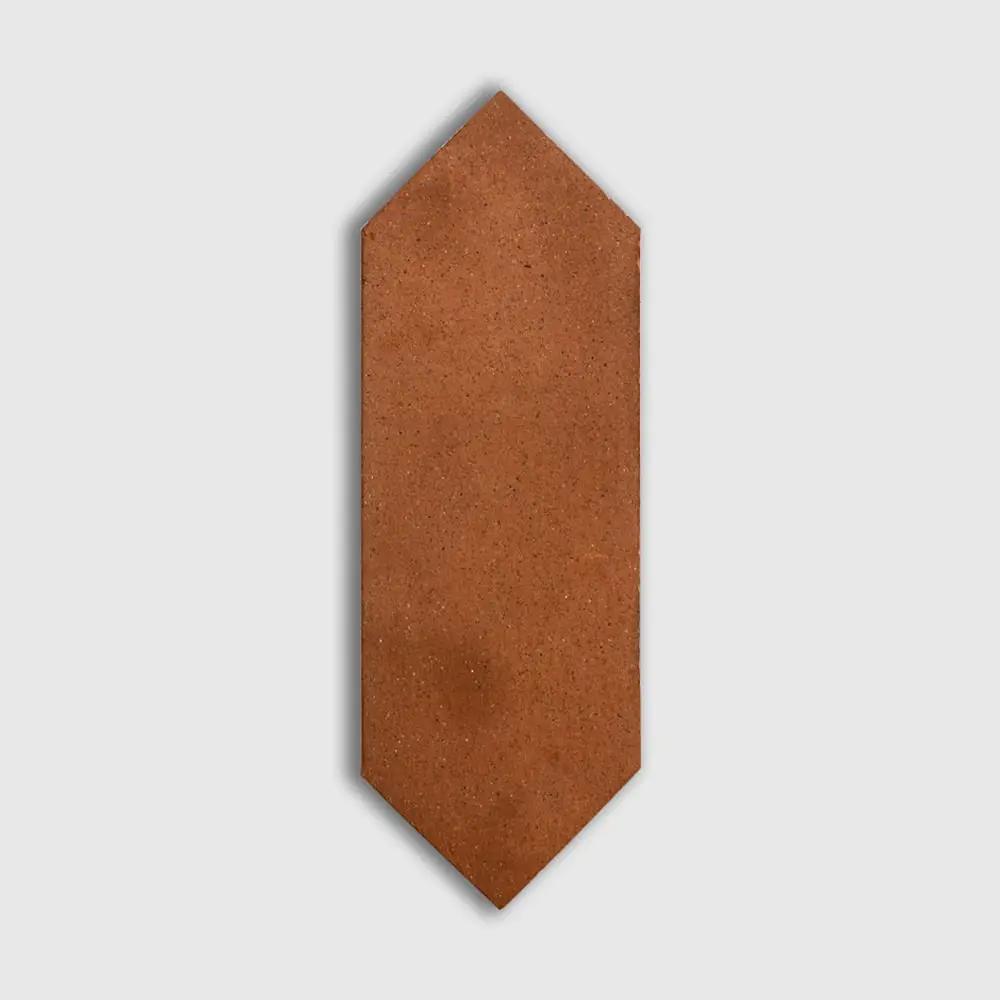 Piquete Satin Picket Terracotta Tiles 10x13 3/4