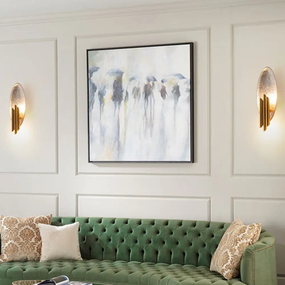 DecorBites™ Postmodern LED Flush Wall Sconce: Stylish Oblong shape for Living Rooms