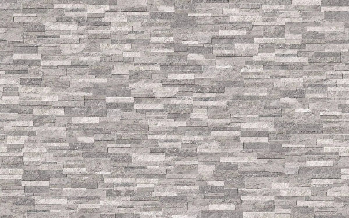 Veneer World Pro Ledgestone Ridge Grey Slate Look Porcelain Accent Tiles 6x24