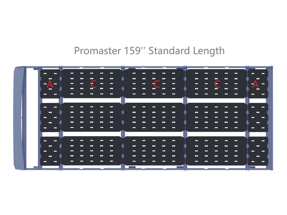 Promaster Van 159 High Roof Strata Roof Rack
