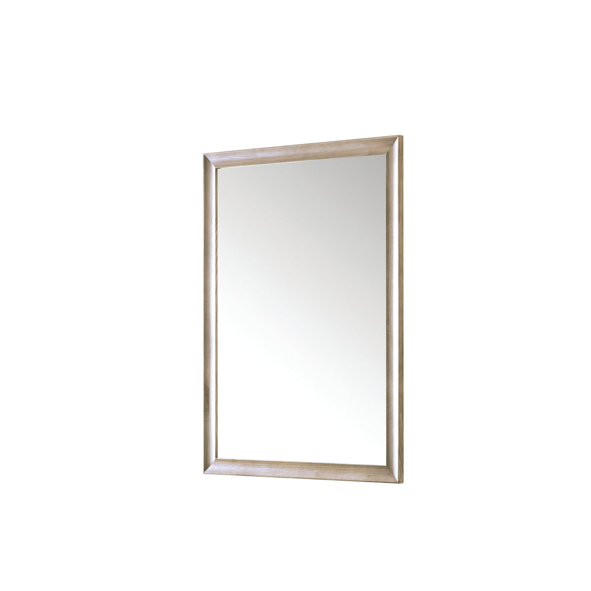 James Martin Glenbrooke 30" Mirror, Whitewashed Oak