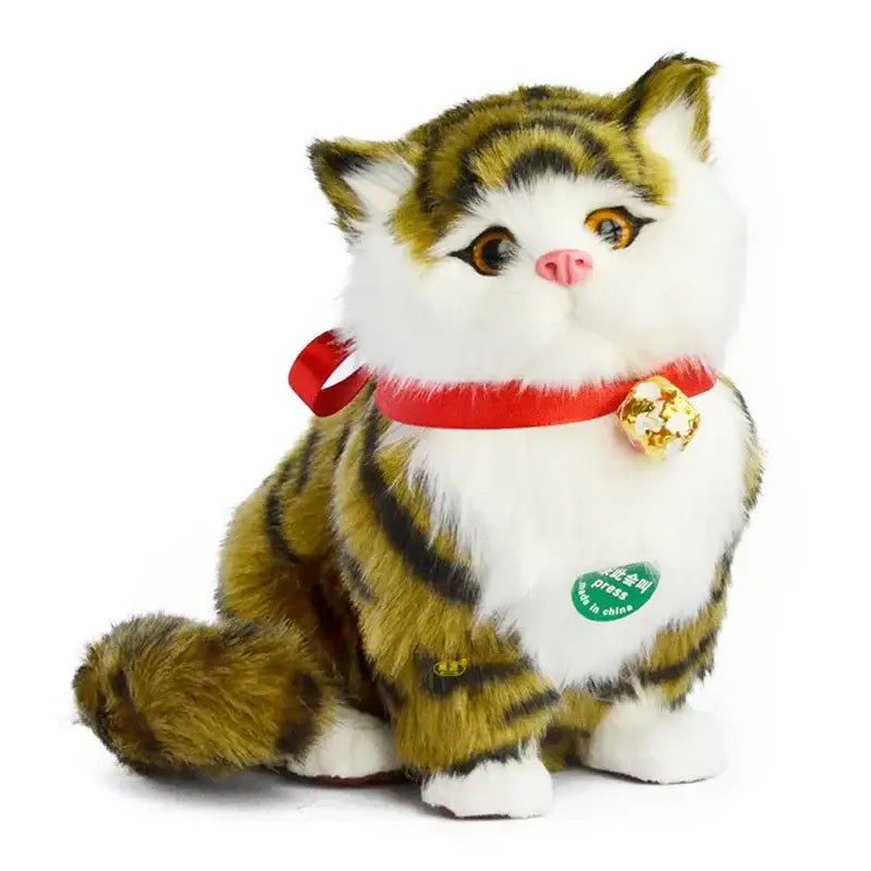 Realistic multi-colored cat dog plush ornaments living room home decor