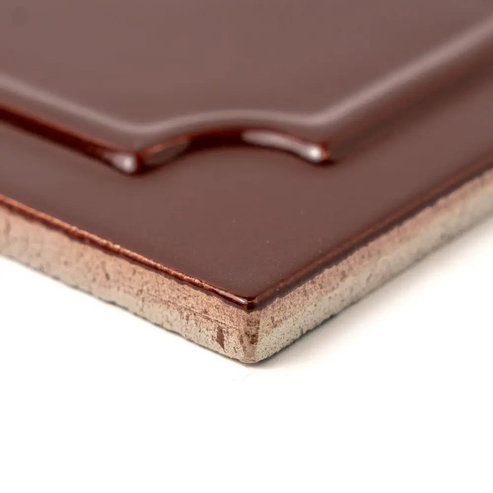 Ombre Vino Glossy Era Ombre Ceramic Accent Tiles 6x6
