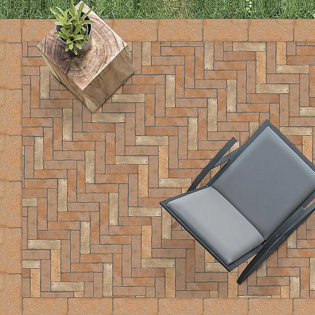 Regenerado Natural Parquet Terracotta Tiles 3x12