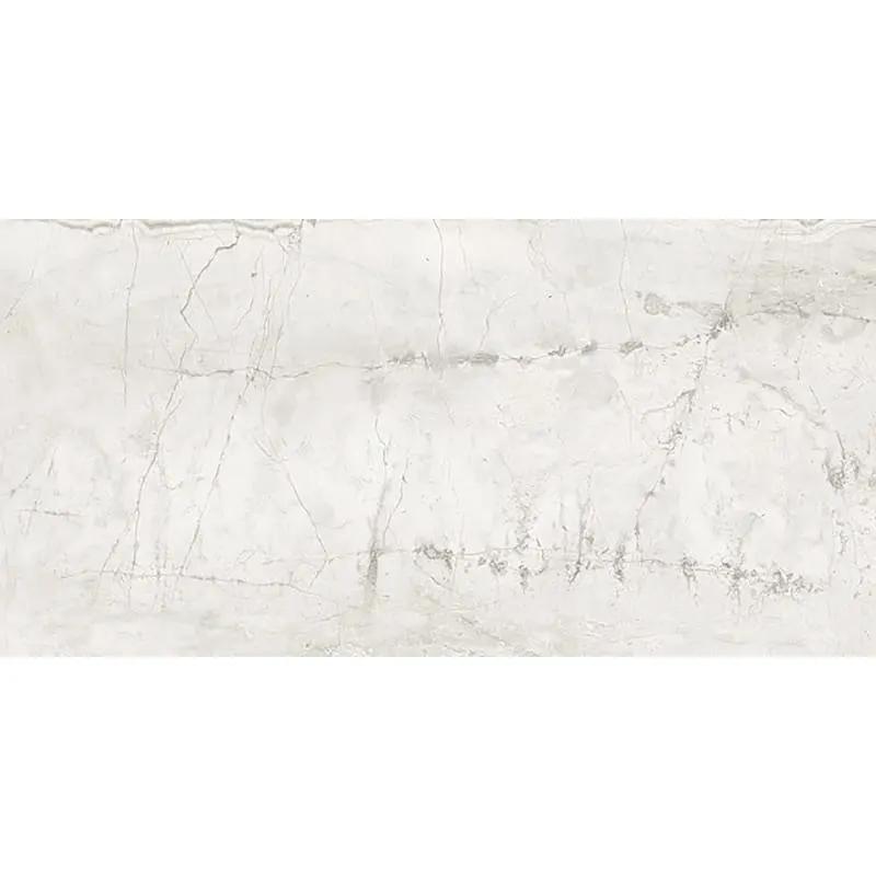 Romano White Polished Marble Look Porcelain Tiles 12x24