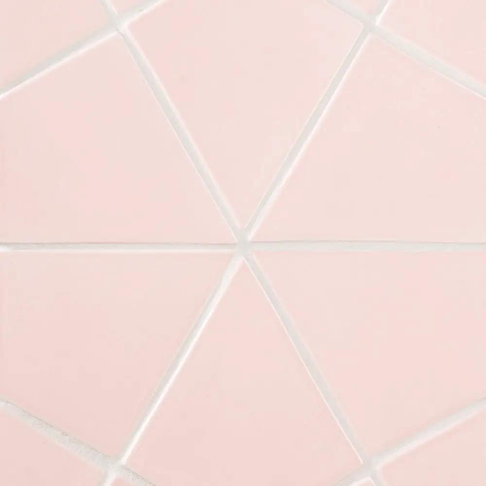 Blush Glossy Diamante Ceramic Tiles 6x6