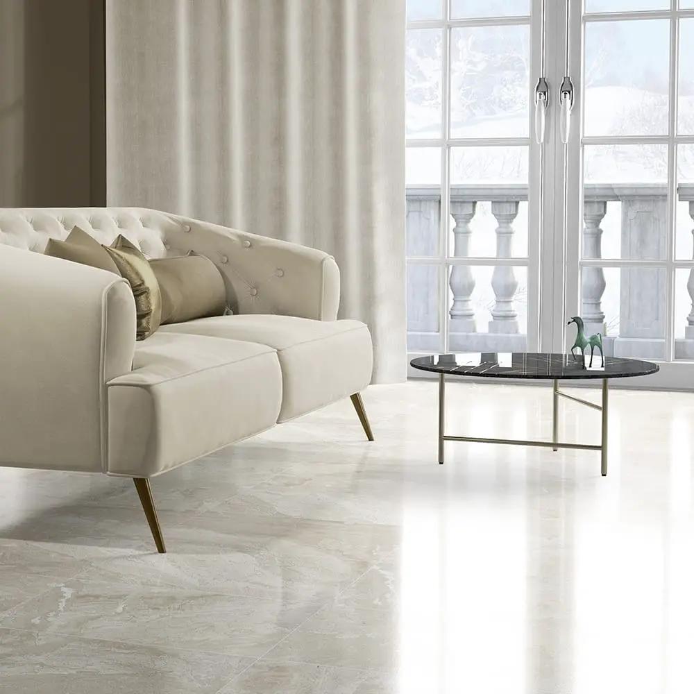 Royal Beige Honed Marble Tiles 12x24