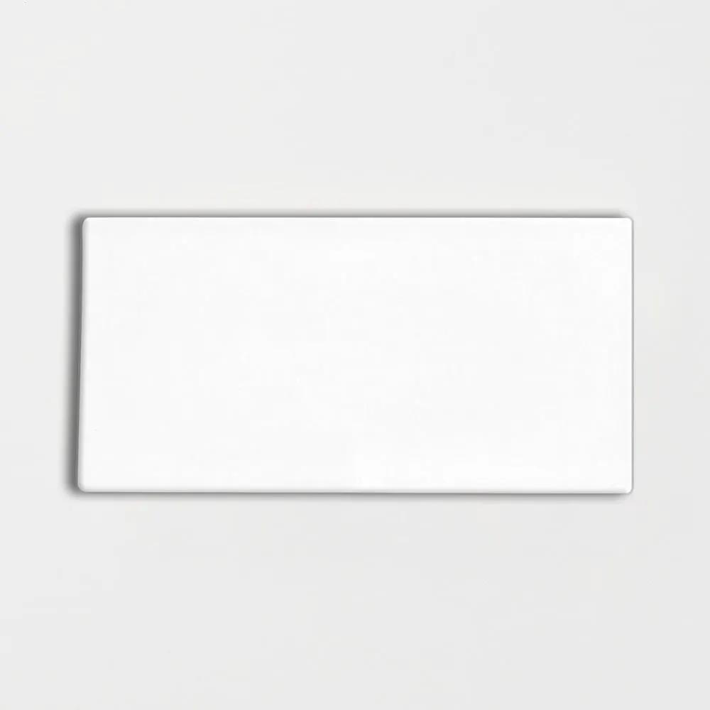 Royal White Glossy Subway Ceramic Tiles 3x6