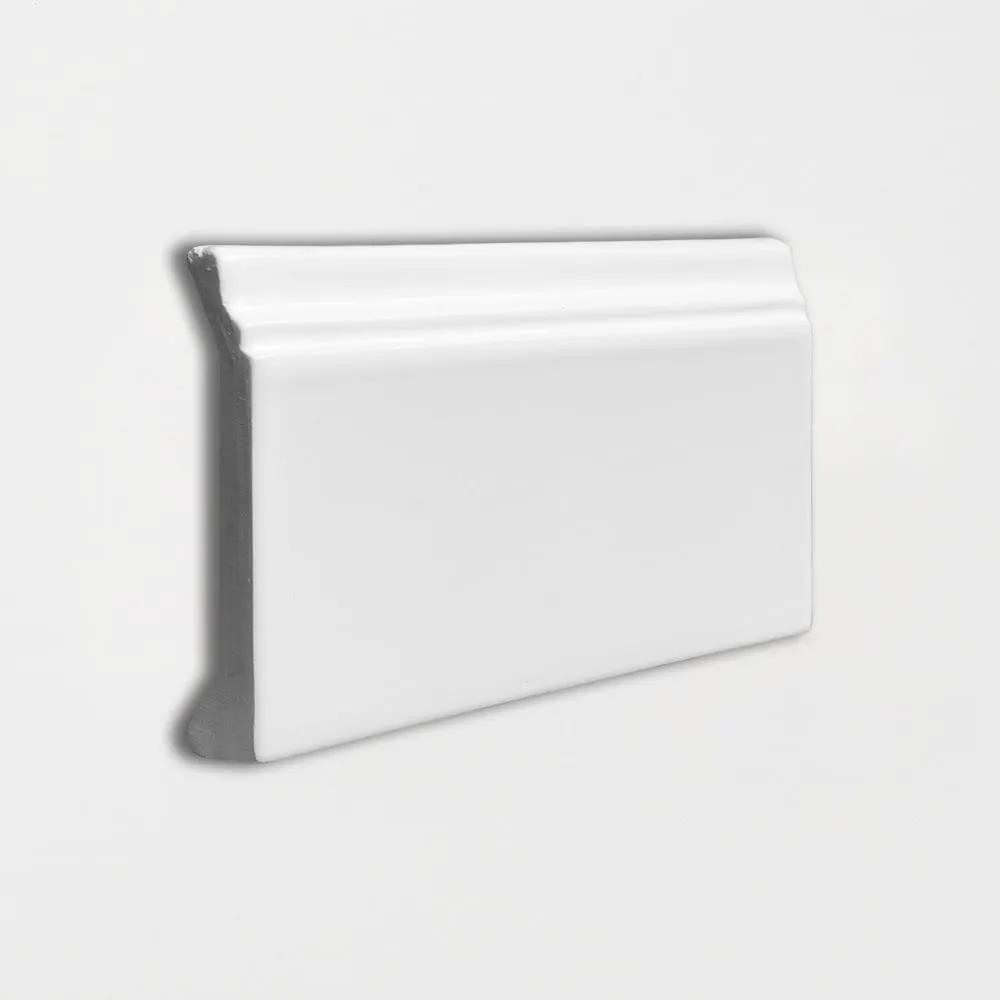 Royal White Glossy Base Trim 4 3/16x6