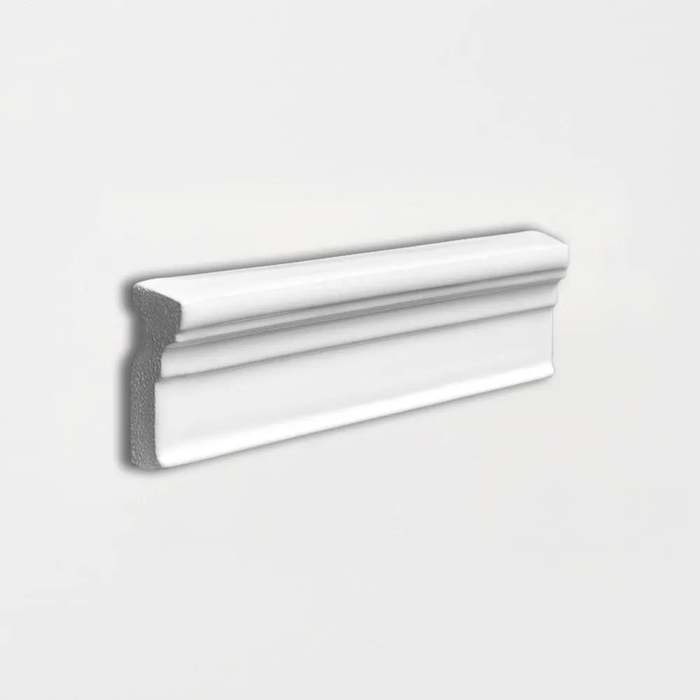 Royal White Glossy Ogee Trim 2x6