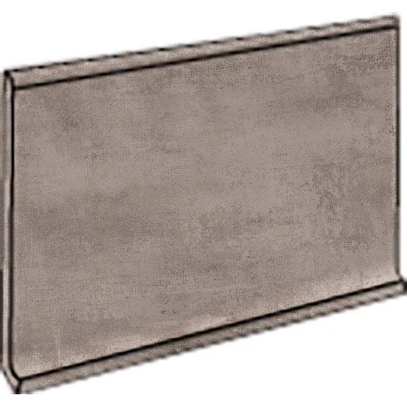 Runway Tortore Honed Cove Base Concrete Look Porcelain Moldings 6x12