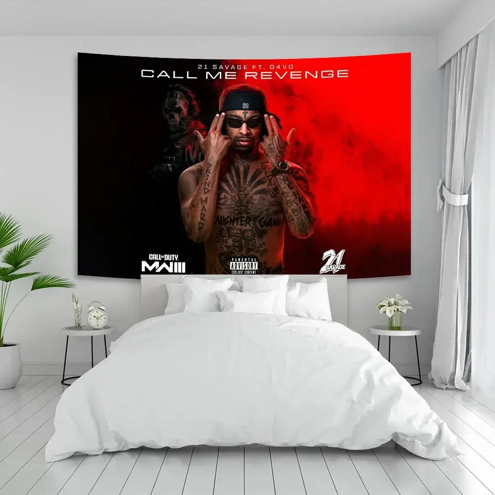Savage tapestry pop album cover poster for bedroom wall decor