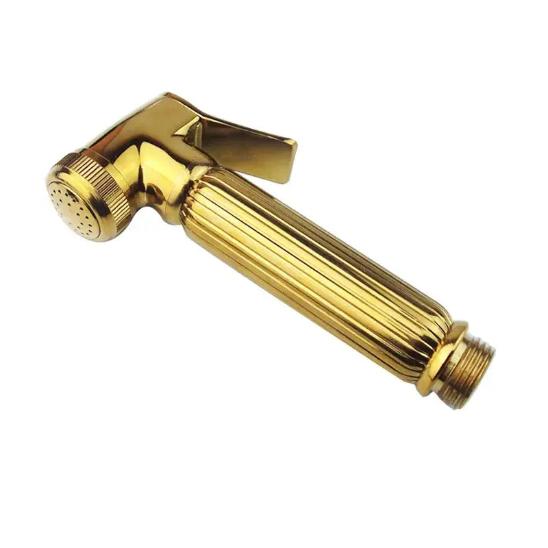 Silver & golden bidet sprayer – bathroom handheld shower head
