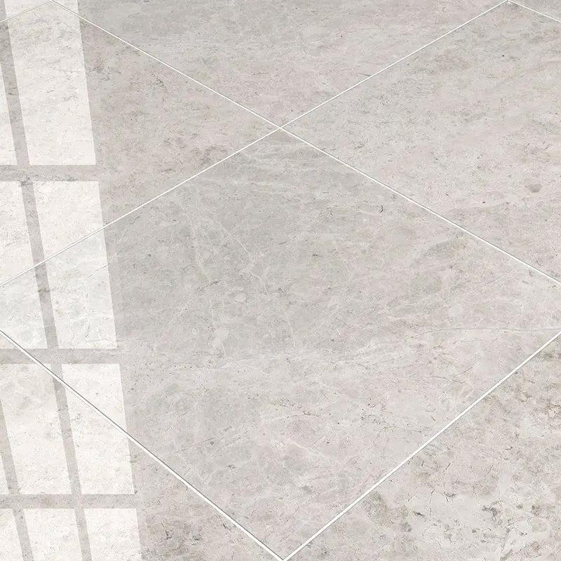 Silver Horizon Polished Marble Tiles 24x24