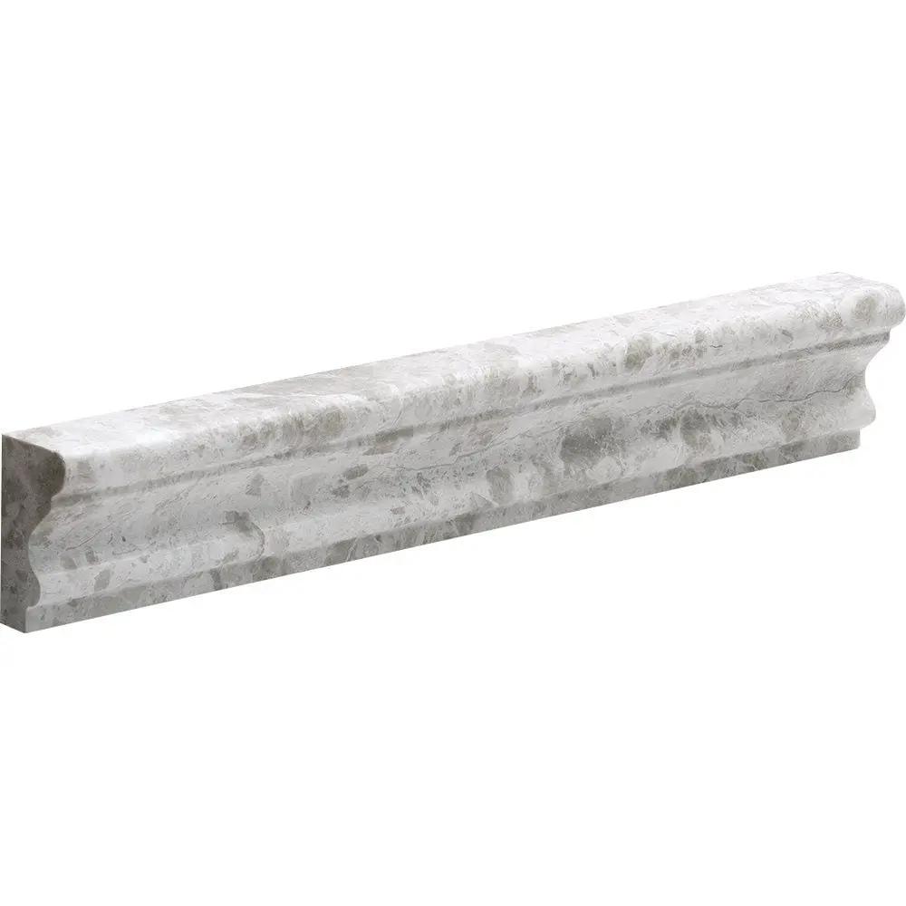 Silver Horizon Polished Andorra Marble Moldings 2x12