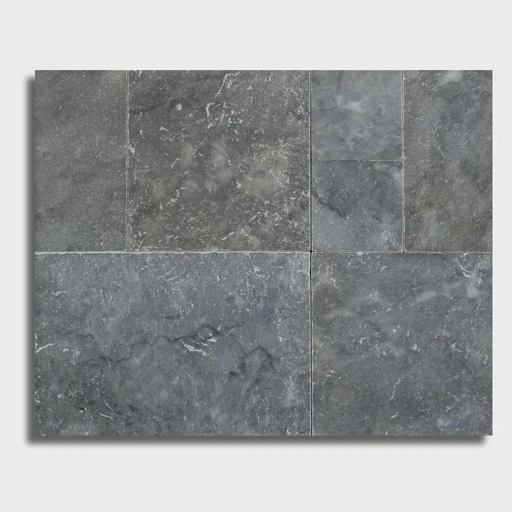 Azure Breeze Tumbled French Pattern Marble Pavers French Pattern