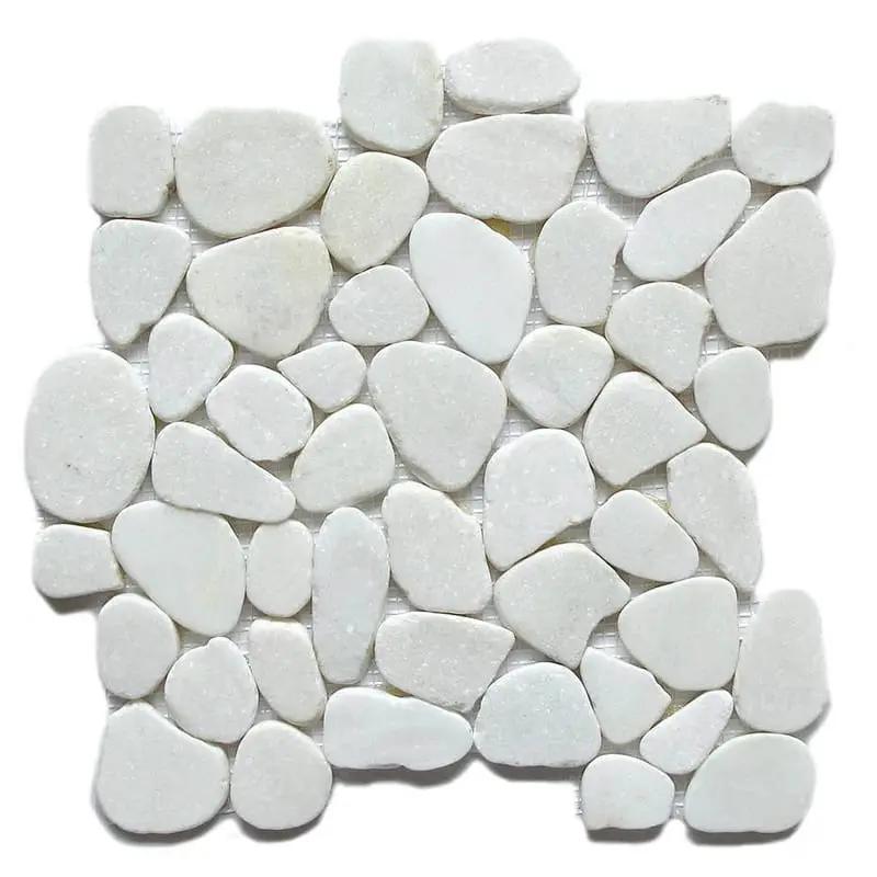 Snowflake Natural Pebble Mosaics 12x12