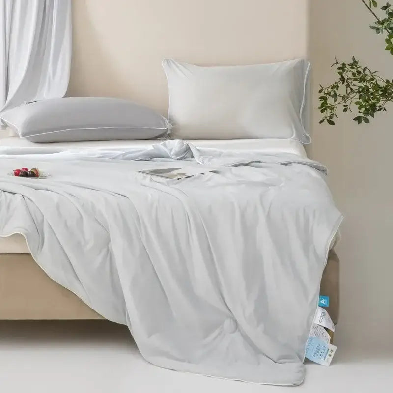 Soft mint green cooling quilt bedroom quilted comforter