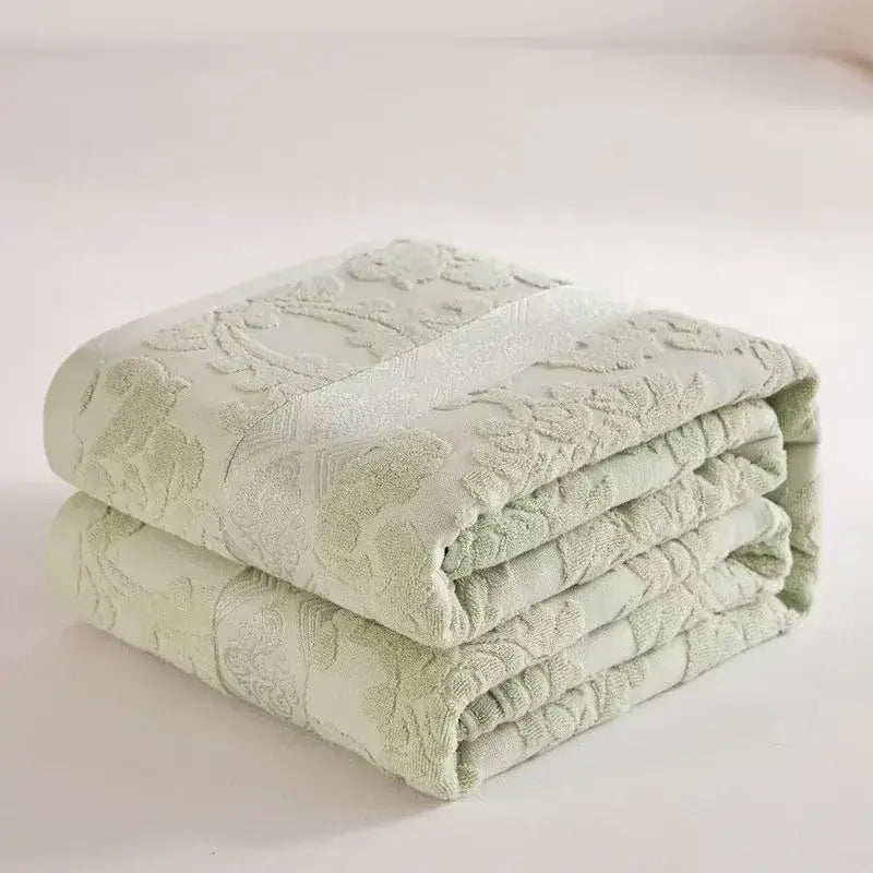 Soft pastel cotton jacquard towel blanket bedroom sofa cover