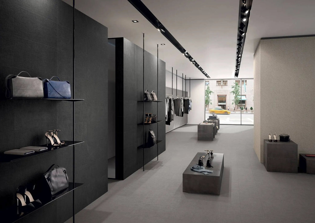 Vision Dw Dark Anti-Slip Resin Look Porcelain Tiles 12x24