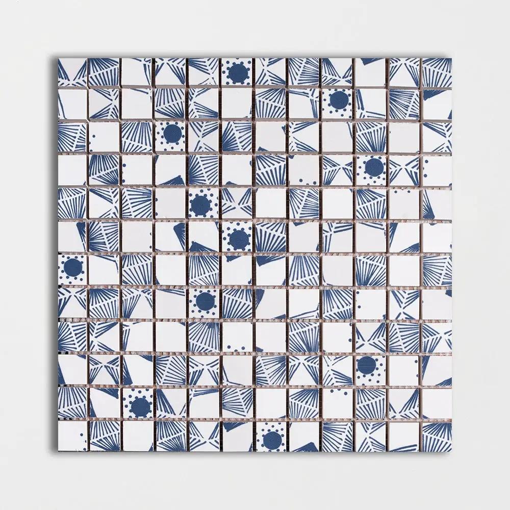 Star Gazer Glossy 1x1 Ceramic Mosaics 12x12